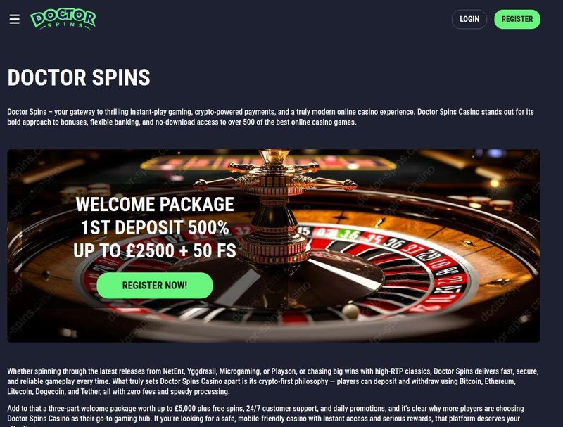 Best doctor spins casino in United Kingdom